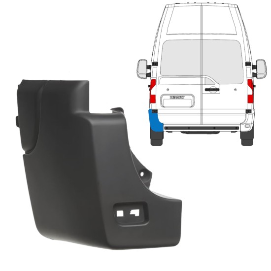 Zadní roh nárazníku na Nissan NV400 2010- / Levá 17242