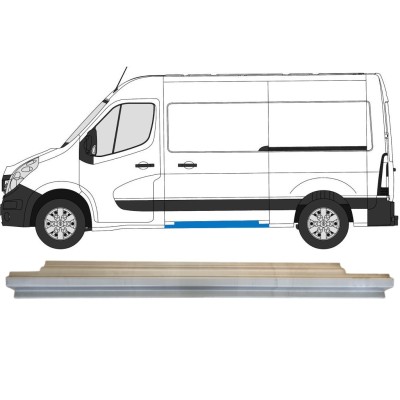 Opravný plech prahu posuvných dveří na Renault Master 2010- / Levá 14915
