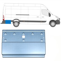Opravný plech zadního blatníku zadní část na Nissan NV400 2010- / Levá = Pravá (symetrická) 17301