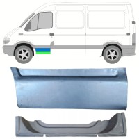 Opravný plech předních dveří vnitřní + vnější na Nissan Interstar 2002-2010 / Levá 16881