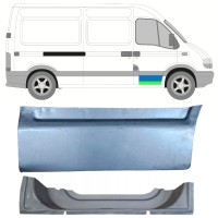 Opravný plech předních dveří vnitřní + vnější na Nissan Interstar 2002-2010 / Pravá 16879