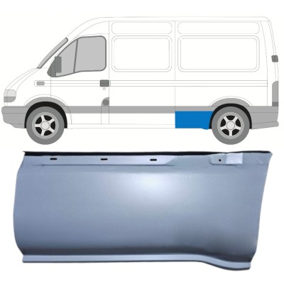 Lem zadního blatníku na Nissan Interstar 2002-2010 / Levá 16906