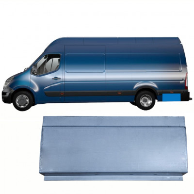 RENAULT MASTER 2010- OPRAVA PODBĚHU KOLA ZA ZADNÍ KOLO / LEVÝ