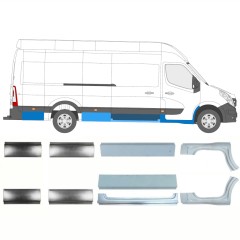Opravný plech sada na Renault Master 2010- / Levá+Pravá / 10065