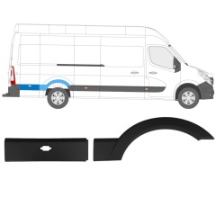 Boční lišta na Opel Movano 2010-2021 / Pravá / Sada 13282