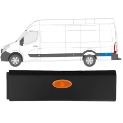 Boční lišta na Opel Movano 2010-2021 / Levá / Sada 13281