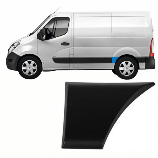 RENAULT MASTER 2010- KRÁTKÉ BOČNÍ LIŠTA / LEVÝ