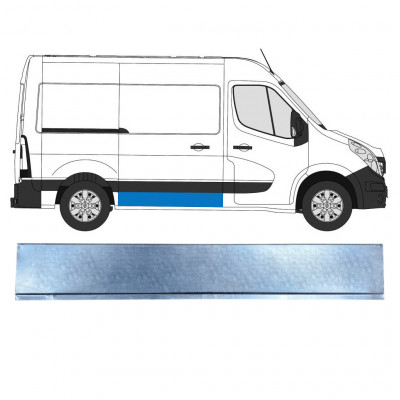 Opravný plech posuvných dveří na Renault Master 2010-  / L1 / Pravá 5957