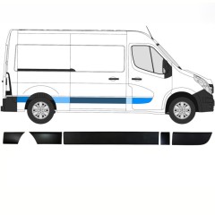 Sada lišt na Opel Movano 2010-2021 / Pravá / 13913