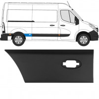 Boční lišta zadního blatníku pro světlo na Renault Master 2010- / L2 / Pravá 10930