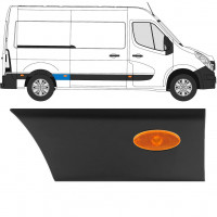 Boční lišta zadního blatníku pro světlo na Renault Master 2010- / L2 / Pravá /  10932