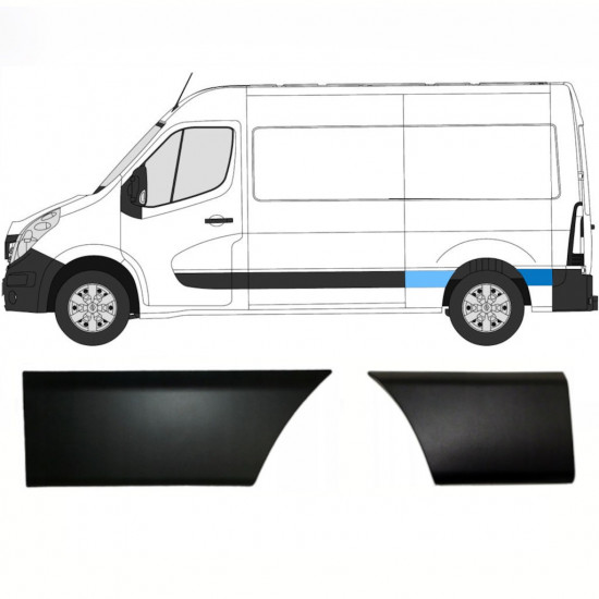 Sada lišt na Renault Master Opel Movano Nv 400 2010- / Levá /  8578