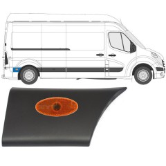 Boční lišta zadního blatníku pro světlo na Renault Master 2010- / Pravá / Sada 10551