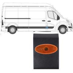 Boční lišta předního sloupku pro světlo na Renault Master 2010- / Levá = Pravá (symetrická) / Sada 10552