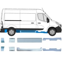 Opravný plech sada na Nissan NV400 2010- / Levá+Pravá 15723