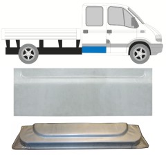 Opravný plech zadních dveří vnitřní + vnější na Renault Master 1998-2010 / Levá = Pravá (symetrická) / Sada 9798