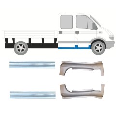 Opravný plech sada na Opel Movano 1998-2010 / Levá+Pravá 15335