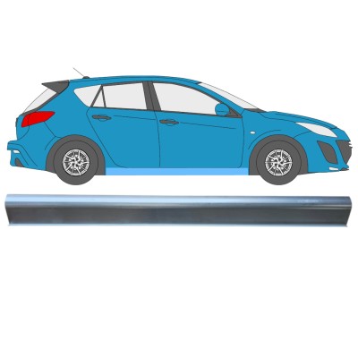 Opravný plech prahu na Mazda 3 2009-2013 / Levá = Pravá (symetrická) 15012