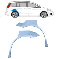 Lem zadního blatníku na Mazda 5 2005-2010 / Levá+Pravá / Sada 9192