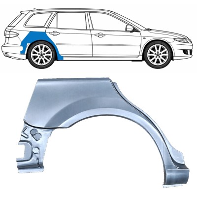 Lem zadního blatníku na Mazda 6 GG GY 2002-2007 / Pravá / COMBI 6133