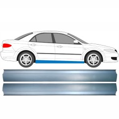 Opravný plech prahu na Mazda 6 GG GY 2002-2007 / Levá = Pravá (symetrická) / Sada 9557