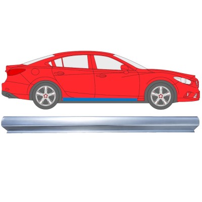 Opravný plech spodní části prahu na Mazda 6 2012-2024 / Pravá 16977