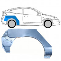 Lem zadního blatníku na Mazda 323 BH 1994-1998 / Pravá / COUPE 7984