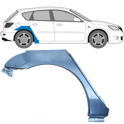 Lem zadního blatníku na Mazda 3 BK 2003-2009 / Pravá 5158