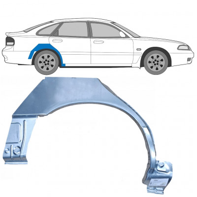 Lem zadního blatníku na Mazda 626 1992-1997 / Pravá 9011