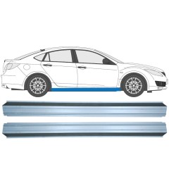 Opravný plech prahu na Mazda 6 GG GY 2002-2007 / Levá = Pravá (symetrická) / Sada 10495