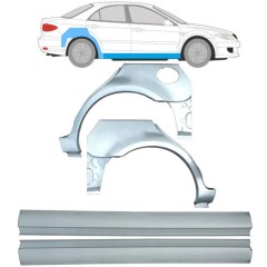 Opravný plech prahu + zadního blatníku na Mazda 6 GG GY 2002-2007 / Levá+Pravá / Sada 9653