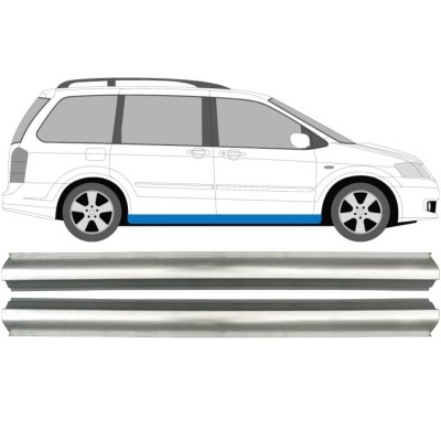 Opravný plech prahu na Mazda MPV 1999-2006 / Levá = Pravá (symetrická) / Sada 10437