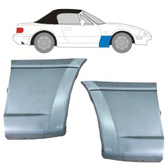 Opravný plech předního blatníku na Mazda MX-5 1989-1998 / Levá+Pravá / Sada 9830
