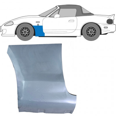 Opravný plech předního blatníku na Mazda MX-5 1998-2005 / Levá 6700