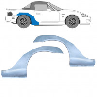 Lem zadního blatníku na Mazda MX-5 1998-2005 NB / Levá+Pravá / Sada 9664