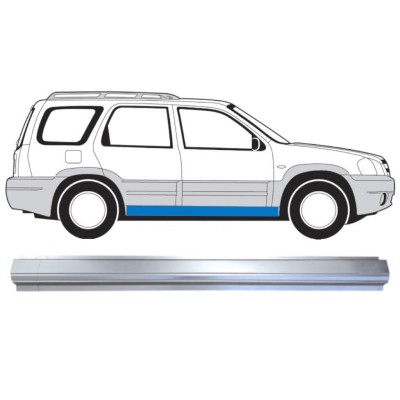 Opravný plech prahu vnitřní na Mazda Tribute 2001-2008 / Levá = Pravá (symetrická) 15596