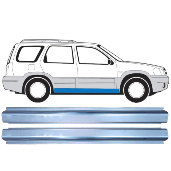 Opravný plech prahu na Mazda Tribute 2001-2008 / Levá+Pravá 15595