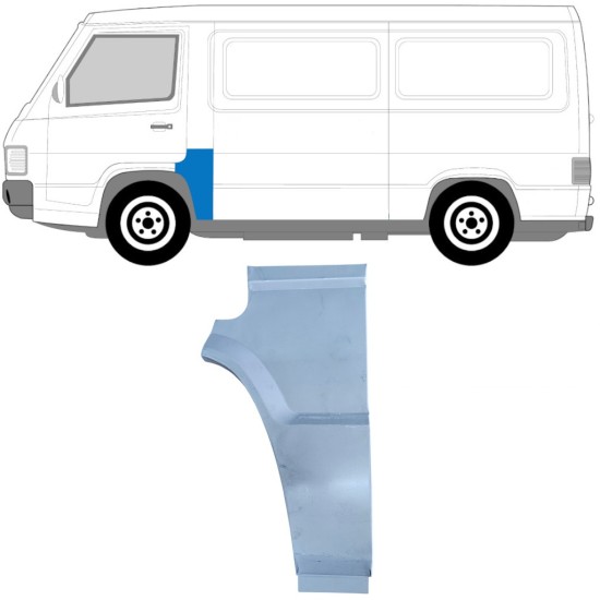 Opravný díl sloupku na Mercedes MB 100 1988-1996 / Levá 16938