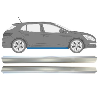 Opravný plech prahu na Renault Megane 2016- / Levá+Pravá / Sada 15009
