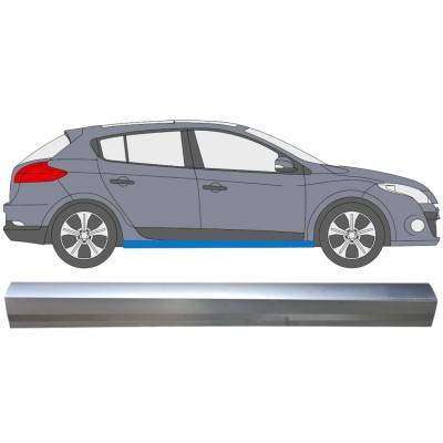 Opravný plech prahu na Renault Megane III 2008-2016 / Pravá 16043