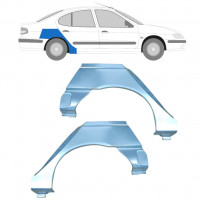 Lem zadního blatníku na Renault Megane Classic 1995-2003 / Levá+Pravá / Sada 10602