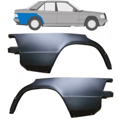 Lem zadního blatníku na Mercedes 190 W201 1982-1993 / Levá+Pravá / Sada 9505