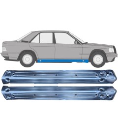 Kompletní práh na Mercedes 190 W201 1982-1993 / Levá+Pravá / Sada 10427