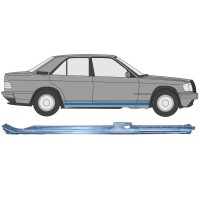 Opravný plech horní části prahu na Mercedes 190 W201 1982-1993 / Pravá 15127