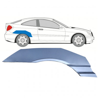 MERCEDES CL203 2000-2008 ZADNÍ BLATNÍK NAHORU PANEL / PRÁVA