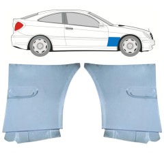 Opravný plech předního blatníku na Mercedes CL-Class 203 2000-2008 / Levá+Pravá / Sada 12698