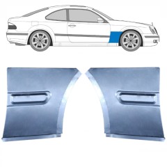 Opravný plech předního blatníku na Mercedes CLK W208 1997-2003 / Levá+Pravá / Sada 11956