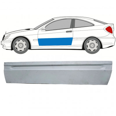 MERCEDES CL203 2000-2008 DVEŘE OPRAVNÝ PANEL / LEVÝ