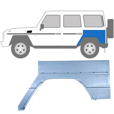 MERCEDES G CLASS 1992- 5 DVEŘE OPRAVA PODBĚHU KOLA / LEVÝ