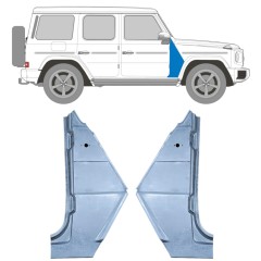 Opravný plech předního blatníku na Mercedes G-Class W460 W461 W463 1979- / Levá+Pravá / Sada 9440